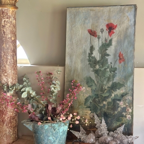 Beeldschoon klaproos schilderij 