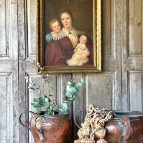 Zeldzaam familie portret