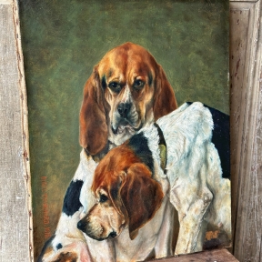 Honden  schilderij