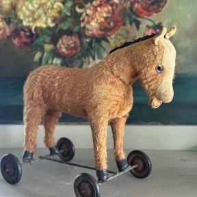 Donkey on wheels
